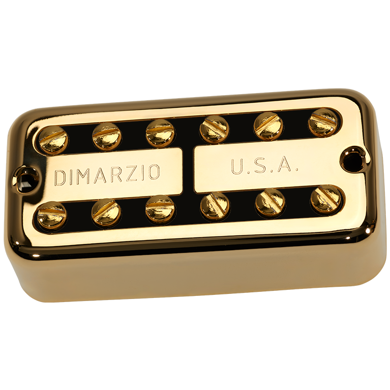 DiMARZIO | DP292FGB | New'Tron™ Guitar pickup. Bridge. Filter’Tron style. Gold cover. DiMARZIO | DP292FGB | New'Tron™ Guitar pickup. Bridge. Filter’Tron style. Gold cover.